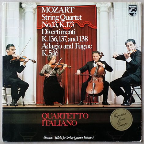 Philips | QUARTETTO ITALIANO / MOZART -  String Quartet...