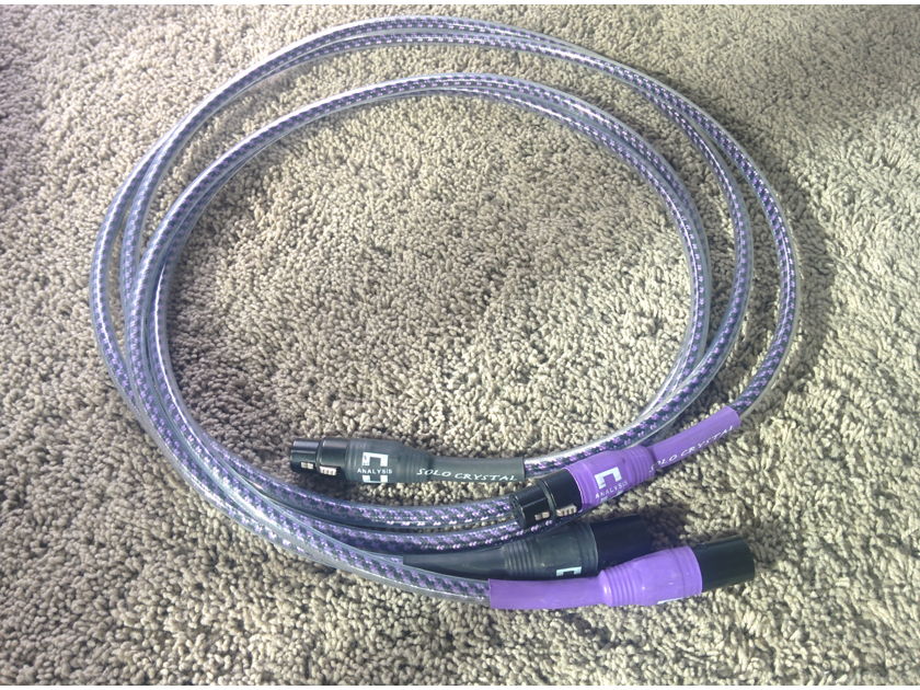 Analysis Plus Inc. Solo Crystal Oval int 2m XLR balanced interconnects