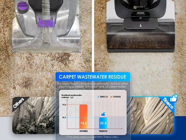 Carpet wastewater residue