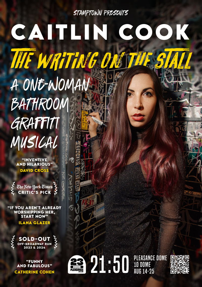 Caitlin Cook: The Writing on the Stall - Comedy Poster Awards 2024