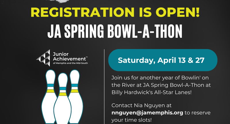 38th Annual “Bowlin’ on the River” Bowl-A-Thon benefiting Junior Achievement of Memphis and the Mid-South