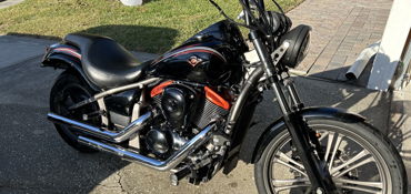 2009 KAWASAKI VULCAN 900 CUSTOM motorcycle for rent near Lake Mary, FL