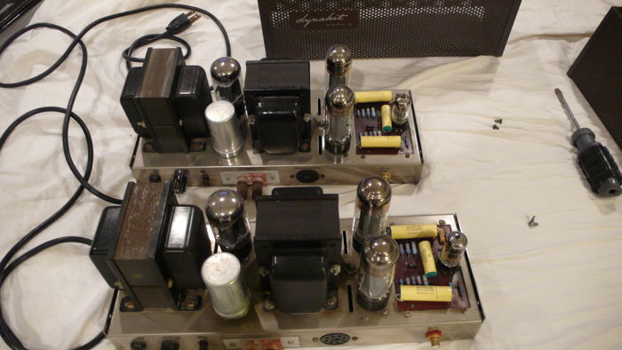 Dynaco (Dyna) MKIV Mark IV mono tube amplifiers