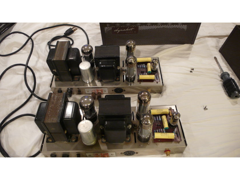 Dynaco (Dyna) MKIV Mark IV mono tube amplifiers