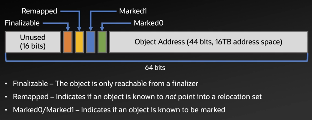 Bit distribution for object reference
