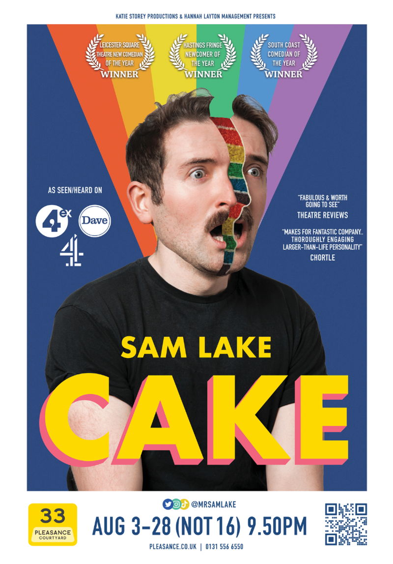 The poster for Sam Lake: Cake