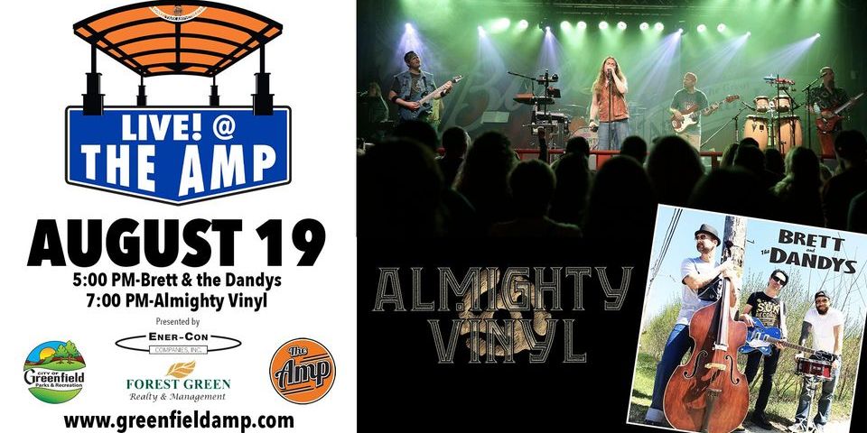 Live! @ The AMP - Almighty Vinyl promotional image