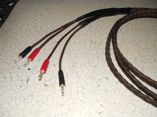 Silver/Teflon  Speaker Cables  Bi-Wire  4 to 2 9 AWG 9 ...