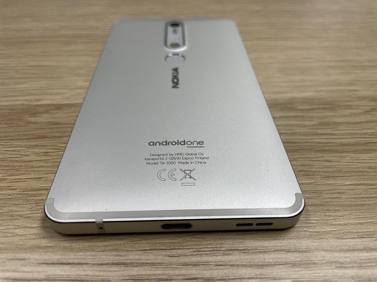 Nokia 6.1 Silver (TA-1050) Fingerprint Gyro | Unlocked & Tested - Image 2