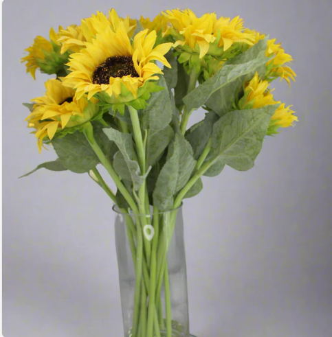 Real Touch Sunflowers in Water - Realistic Artificial Flowers - Image 4