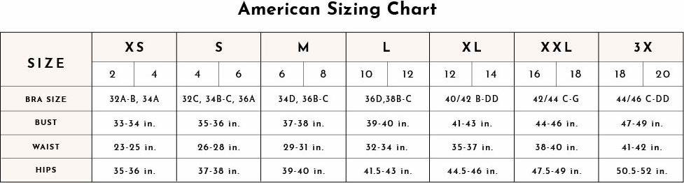 Size Charts – 19nine