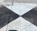 Two coats of Transgel applied with airless sprayer