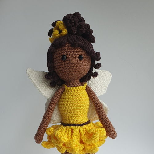 Amigurum -i Zonnebloemelfje Zoë
