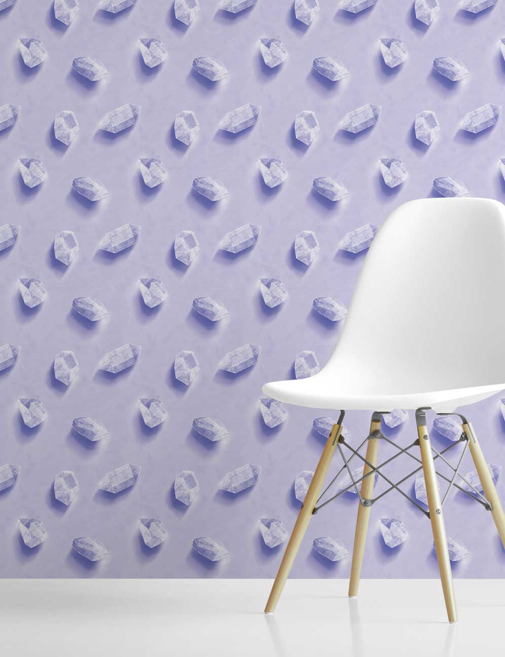 Purple Lilac Diamond Wallpaper hero image