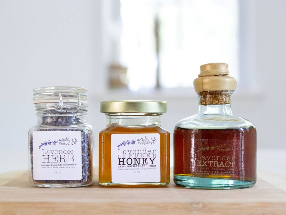 Organic Culinary Lavender Honey, Flower and More - Lavender-Life.com