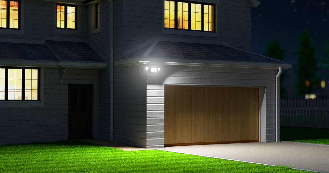 Garage 55W Dusk till Dawn LED Outdoor Lights