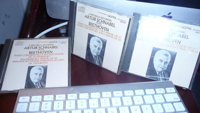 Arthur Schnabel - 3 sets of Historical Recordings Arabe...