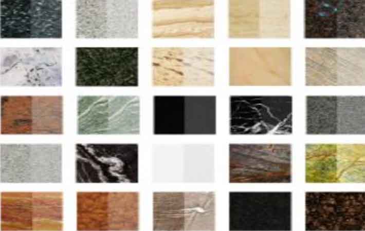 Gartentisch mit Granitplatte