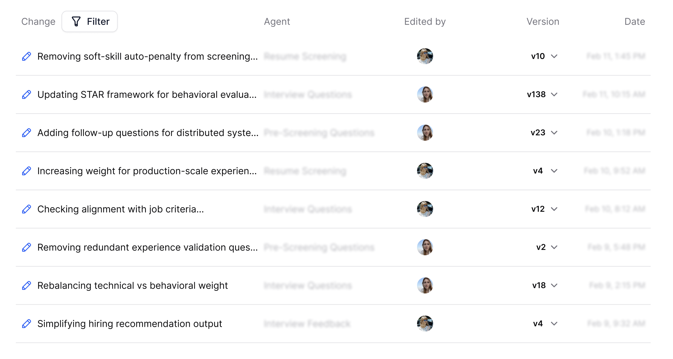 Track how workflows evolve