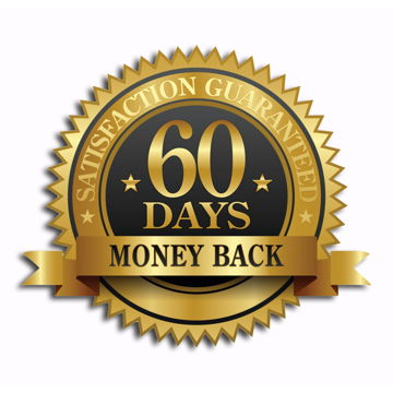 No risk 60-days Money Back Guarantee