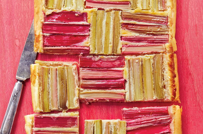 Rhubarb and Cream Cheese Pastry