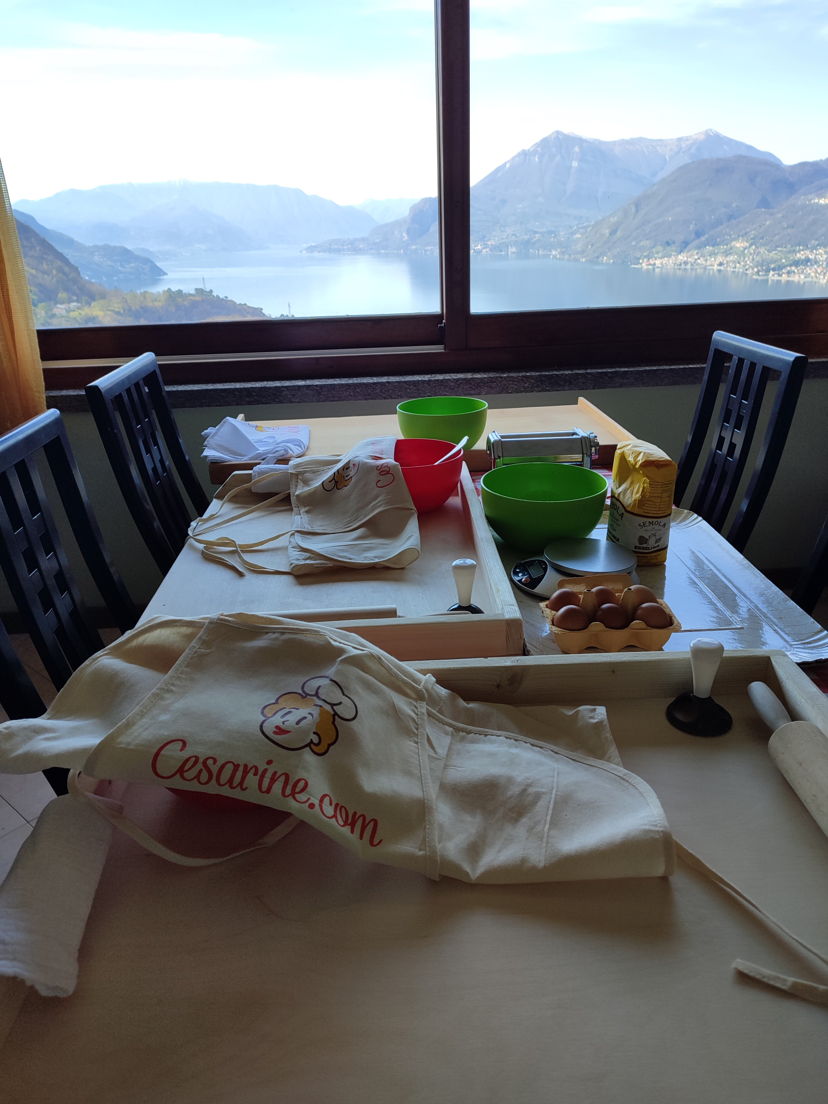 Cooking classes Vestreno: Pasta-Making with a Lake Como view