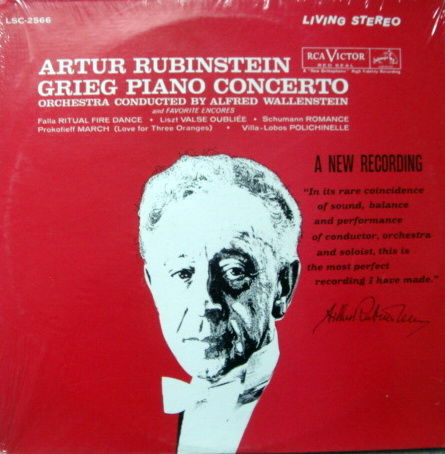 ★Sealed★ RCA LIVING STEREO / RUBINSTEIN, - Grieg Piano ...