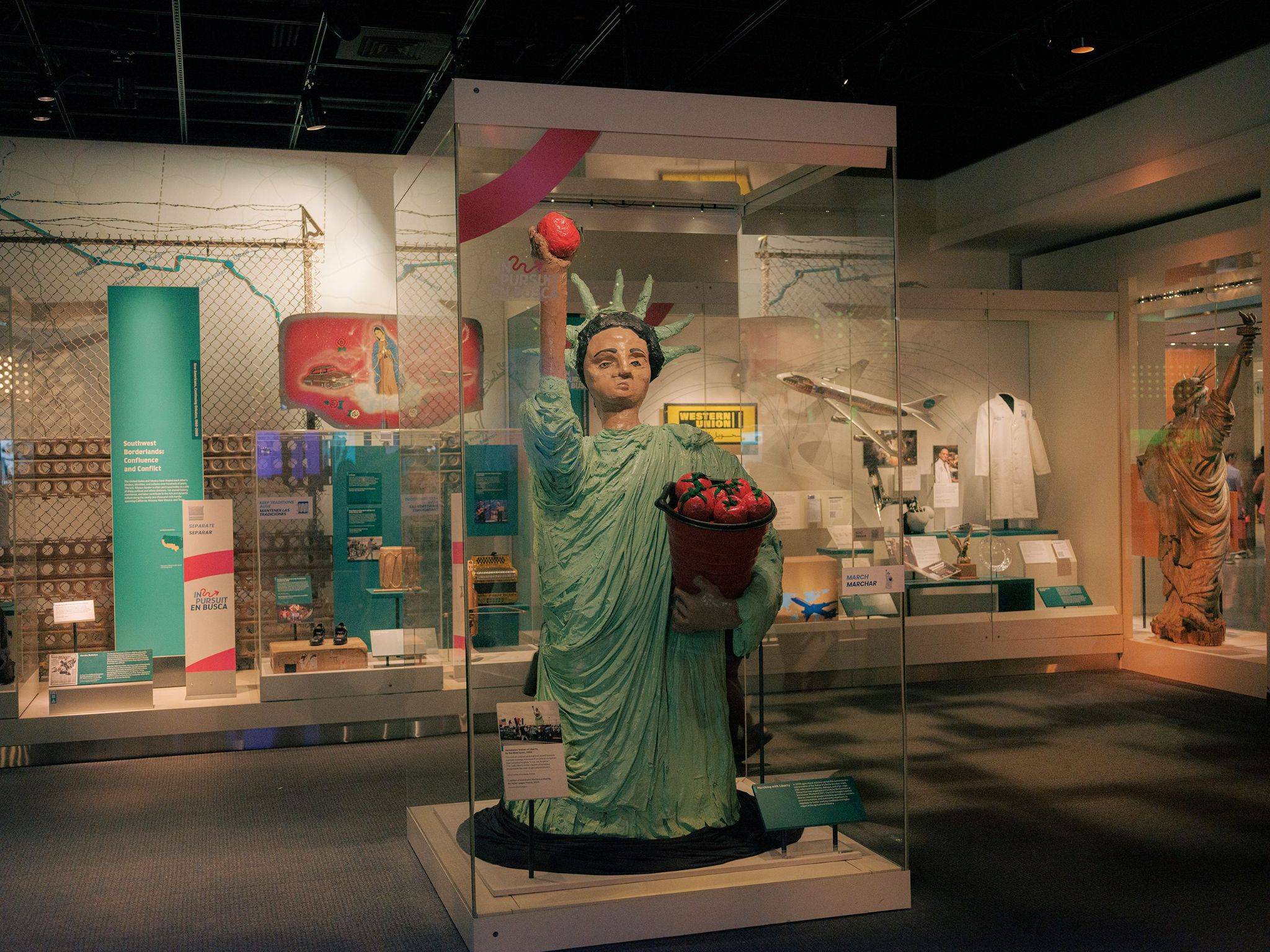 Interior of an exhibition