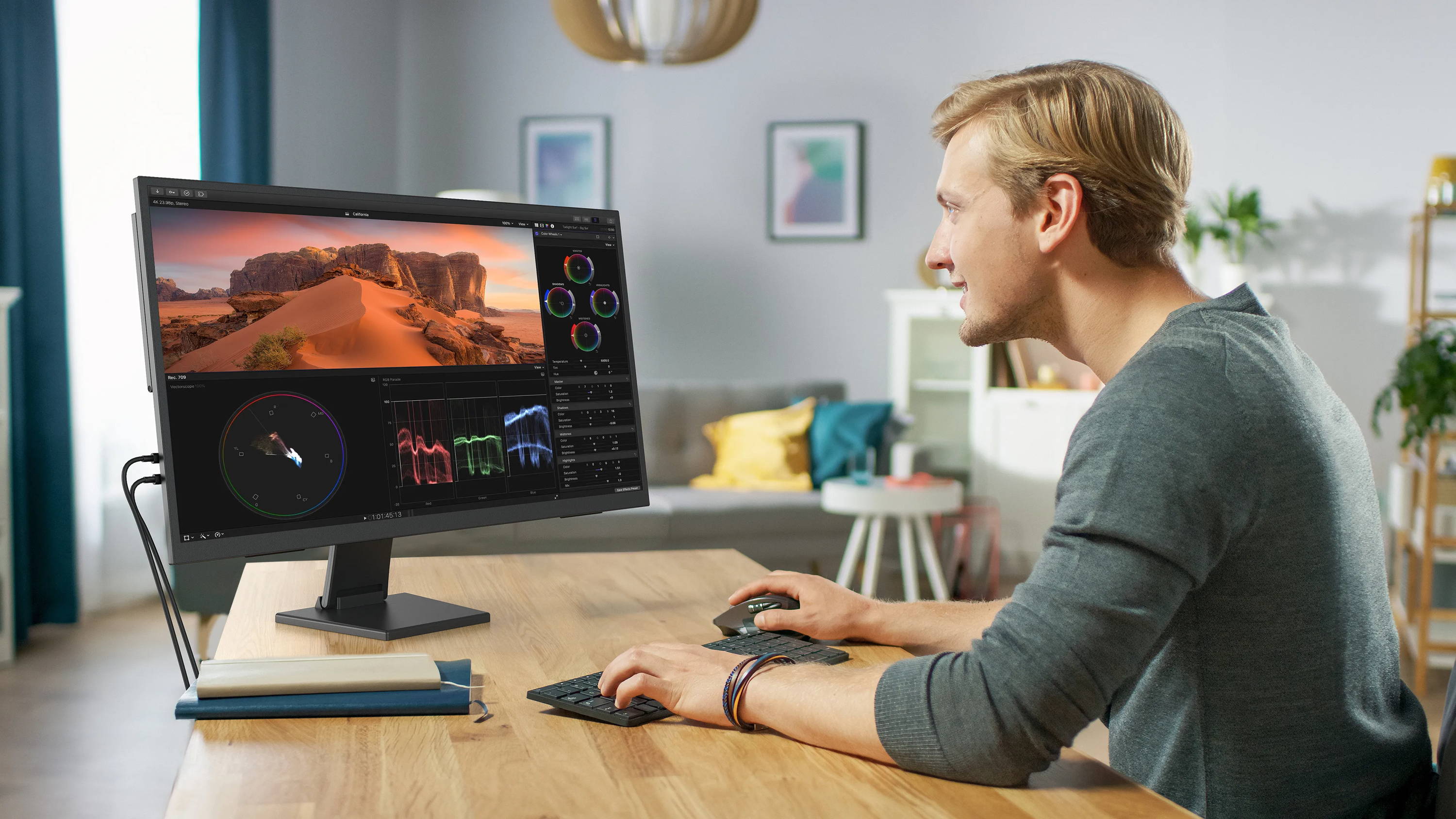 UMax 23 - 23.8 Inch 100Hz Computer Monitor 1080P HDR Mountable Display