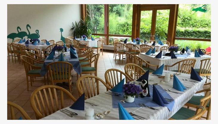 naturzoo rheine bistrozoo gedeckte tische