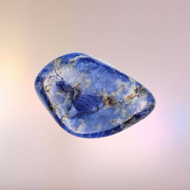 Sodalite naturelle – pierre de clarté mentale, d’intuition et d’harmonie intérieure en lithothérapie.