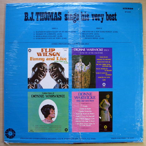 B.J. Thomas - Sings His Very Best -  SEALED unknown dat...