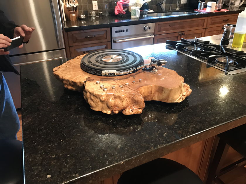 Custom Audiophile Marantz 6300 - Maple Burl Turntable