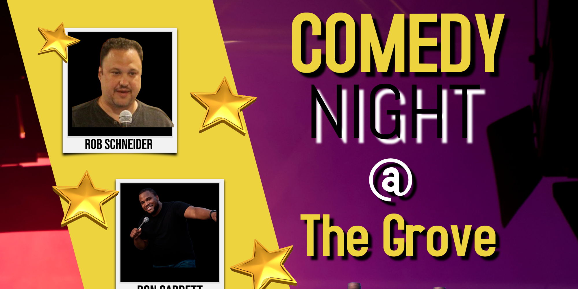 Comedy Night @ The Grove promotional image