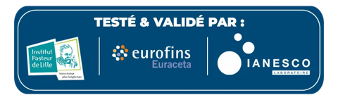 Testé & validé en laboratoires