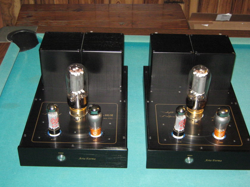 Arte Forma Audio 805 S.E.  Tube mono-block Power Amplifiers