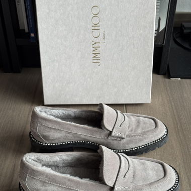 Jimmy Choo Deanna 30 Loafer gefüttert Grösse 39