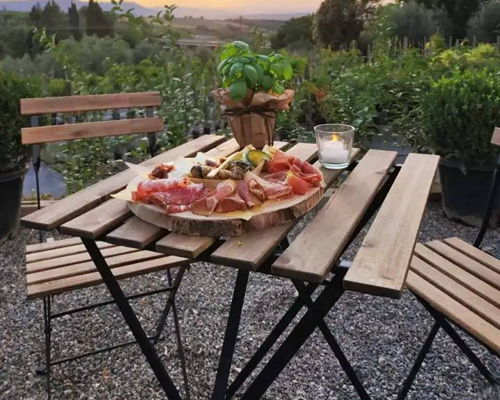 Food & Wine Tours San Quirico d'Orcia: Tasting in agri-restaurant with a view