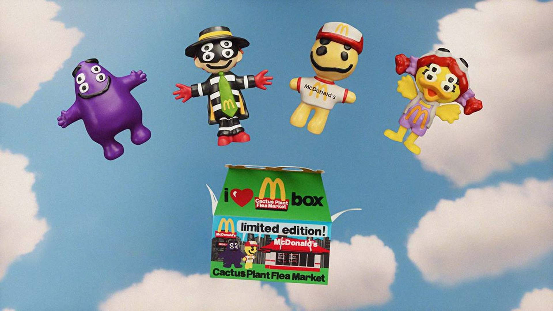 Featured image for Cactus Plant Flea Market and McDonald's Team Up To Repackage The Happy Meal (But For Adults Only)