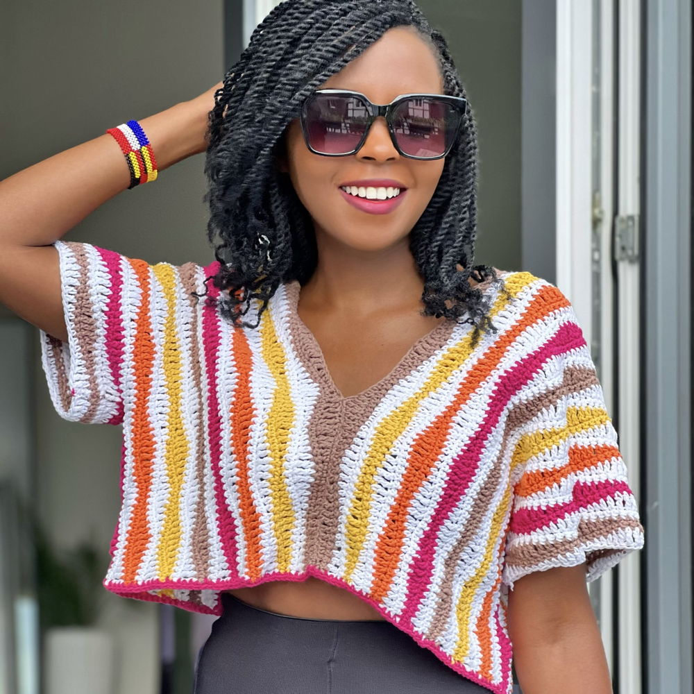 Crochet Wavy Summer Top Pattern