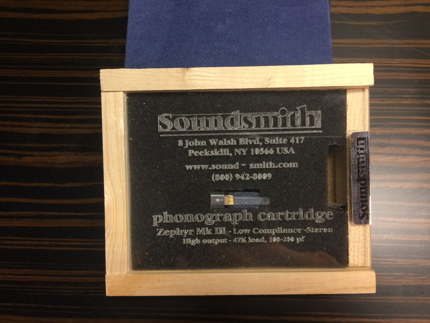 Soundsmith Zephyr III new phono cartridge