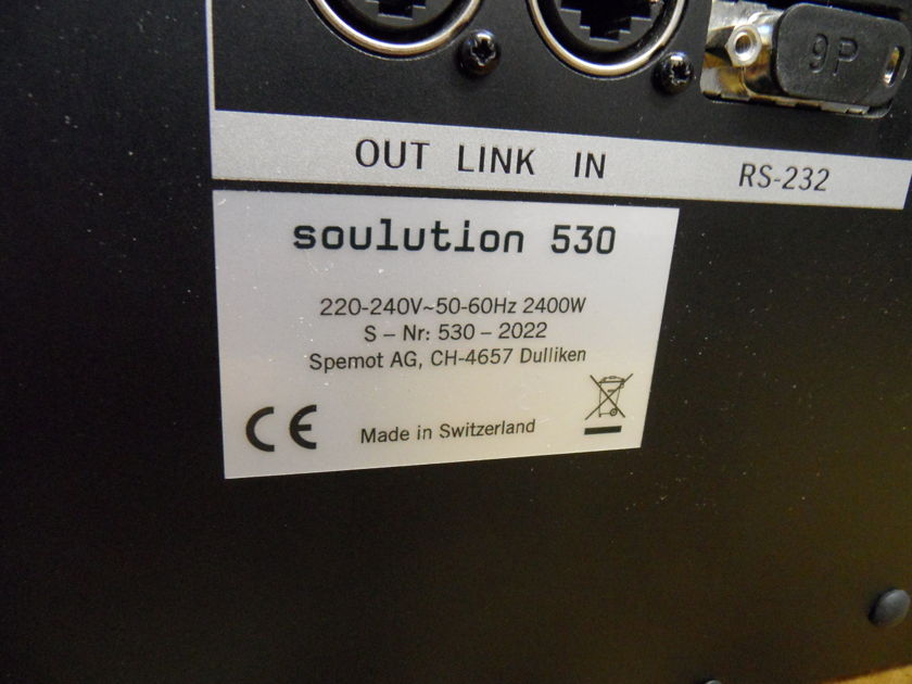 Soulution  530 integrated amp with internal phonostage