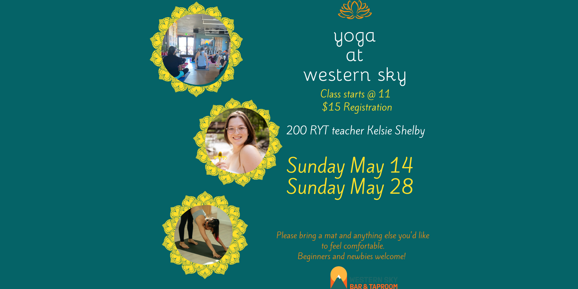 Yoga at Western Sky promotional image