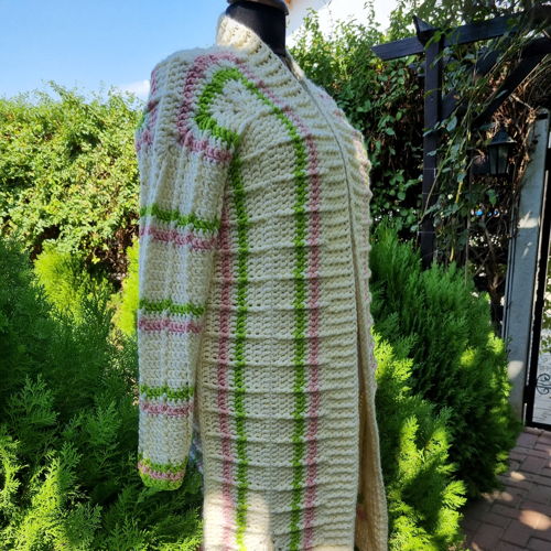 Crochet cardigan or jacket