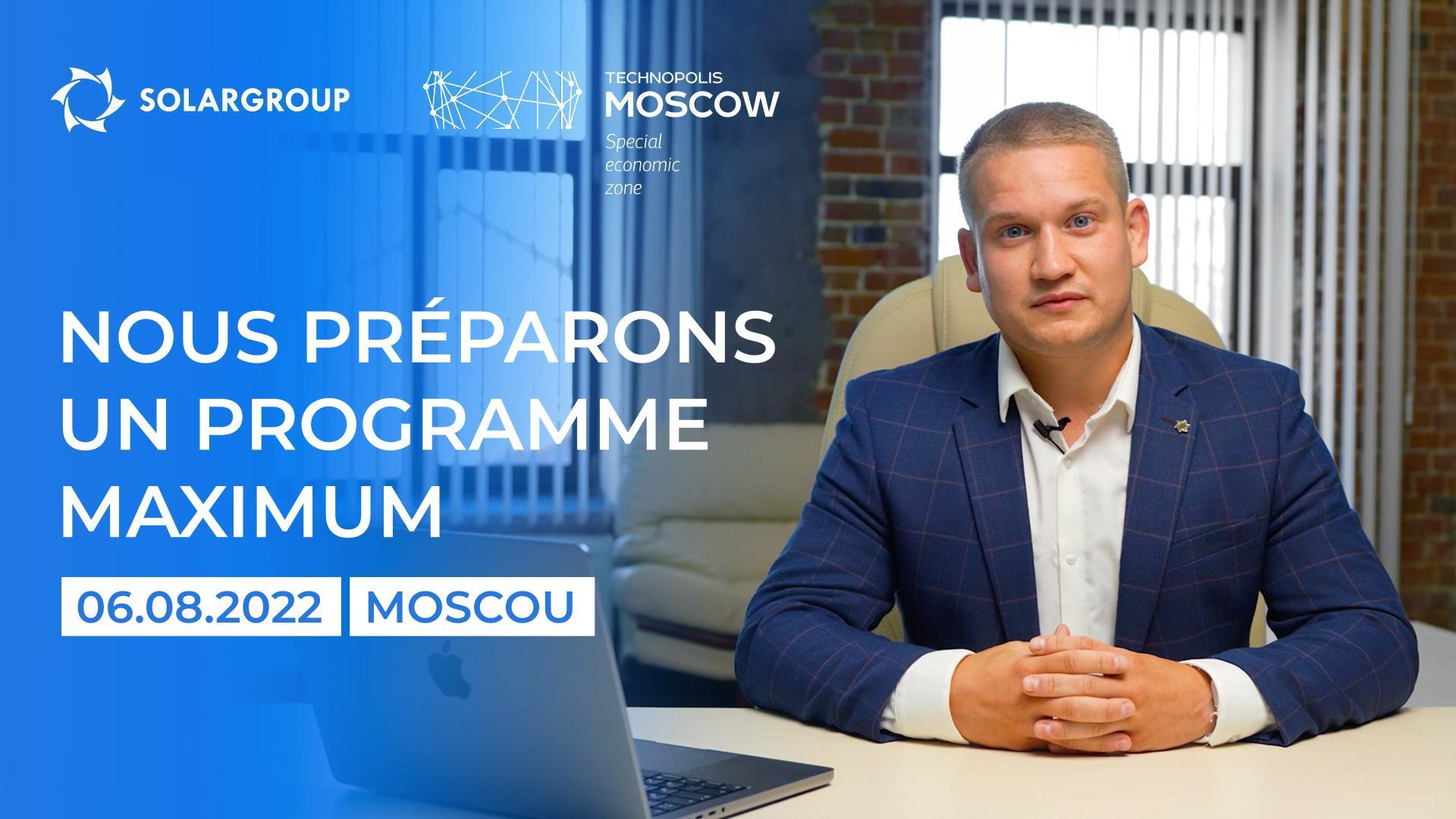 "Nous préparons un programme maximum" : Pavel FILIPPOV parle de la prochaine conférence SOLARGROUP