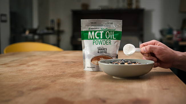 MCT oil powder is great for keto.