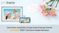 Digital Photo Frames. Frameo. New Metro range available in five colours.