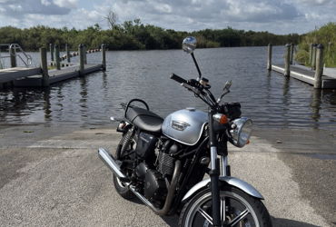 2015 TRIUMPH BONNEVILLE motorcycle for rent near Westlake, FL