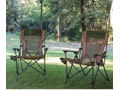 ALPS Set of Two Fireside Chairs Green & Tan w/NWTF Logo