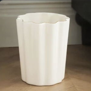 Gold and Cream | Le Marais Waste Basket